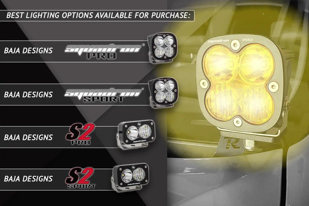 Rago Fabrication 2002-2009 1st Generation Lexus GX470 Ditch Light Brackets by Rago Fabrication