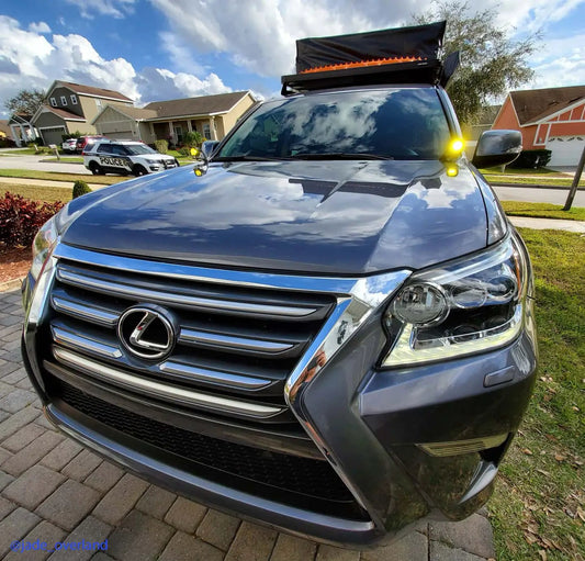 Rago Fabrication 2010-2022 2nd Gen Lexus GX 460 Ditch Light Brackets by Rago Fabrication
