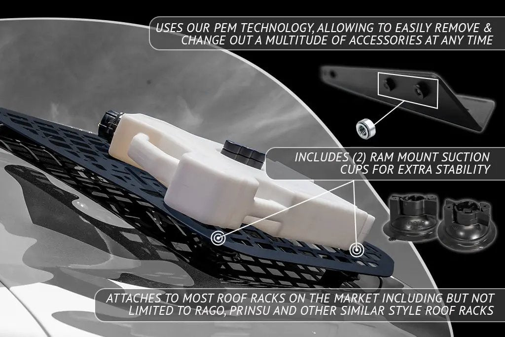 Rago Fabrication 2010-2023 5th Gen Toyota 4Runner E-MSP (Exterior Molle Storage Panel) by Rago Fabrication