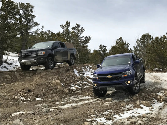 Rago Fabrication 2015-2022 Chevy Colorado/GMC Canyon Low Pro Ditch Light Brackets by Rago Fabrication