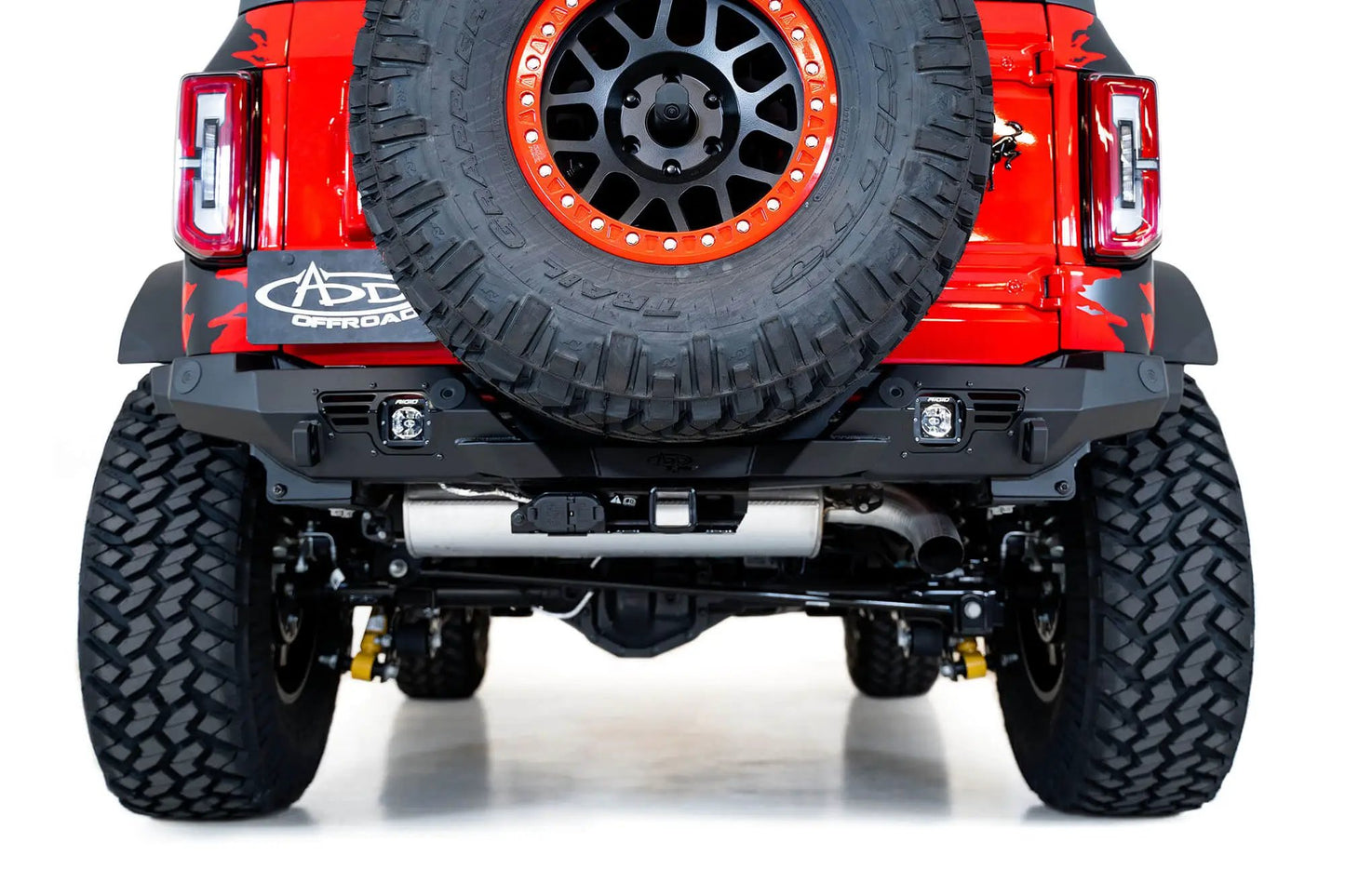 Addictive Desert Designs 2021 - 2023 Ford Bronco Bomber Rear Bumper by Addictive Desert Designs