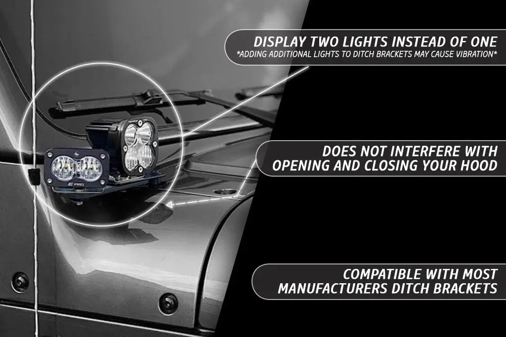 Rago Fabrication Ditch Light Bracket by Rago Fabrication