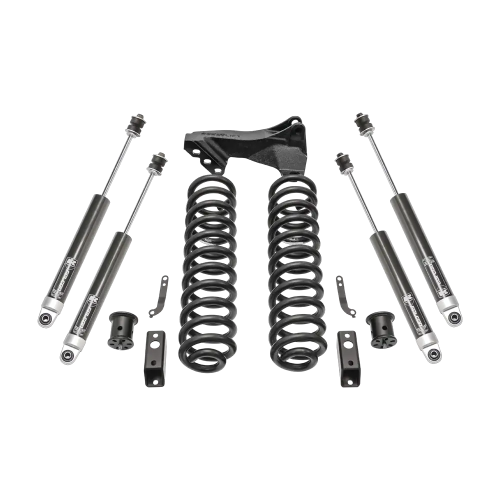 ReadyLift 2.5" Coil Spring Front Lift Kit W/Falcon 1.1 Monotube Shocks Front/Rear - Ford Super Duty Diesel 4WD 2017-2019