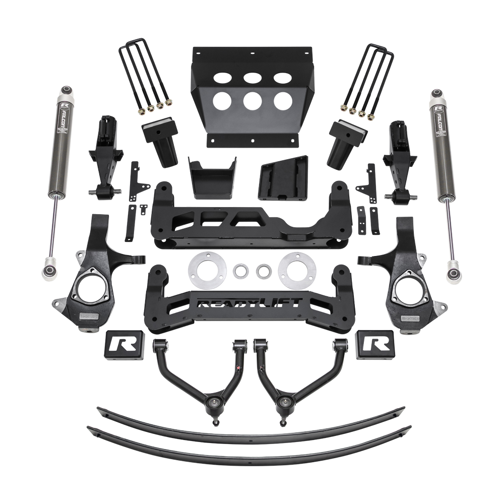 ReadyLift 9" Lift Kit - GM Silverado / Sierra 1500 - 2014-2018 W/ Alum Or Stamped Steel Suspension With Falcon 1.1 Monotube Shocks by ReadyLift