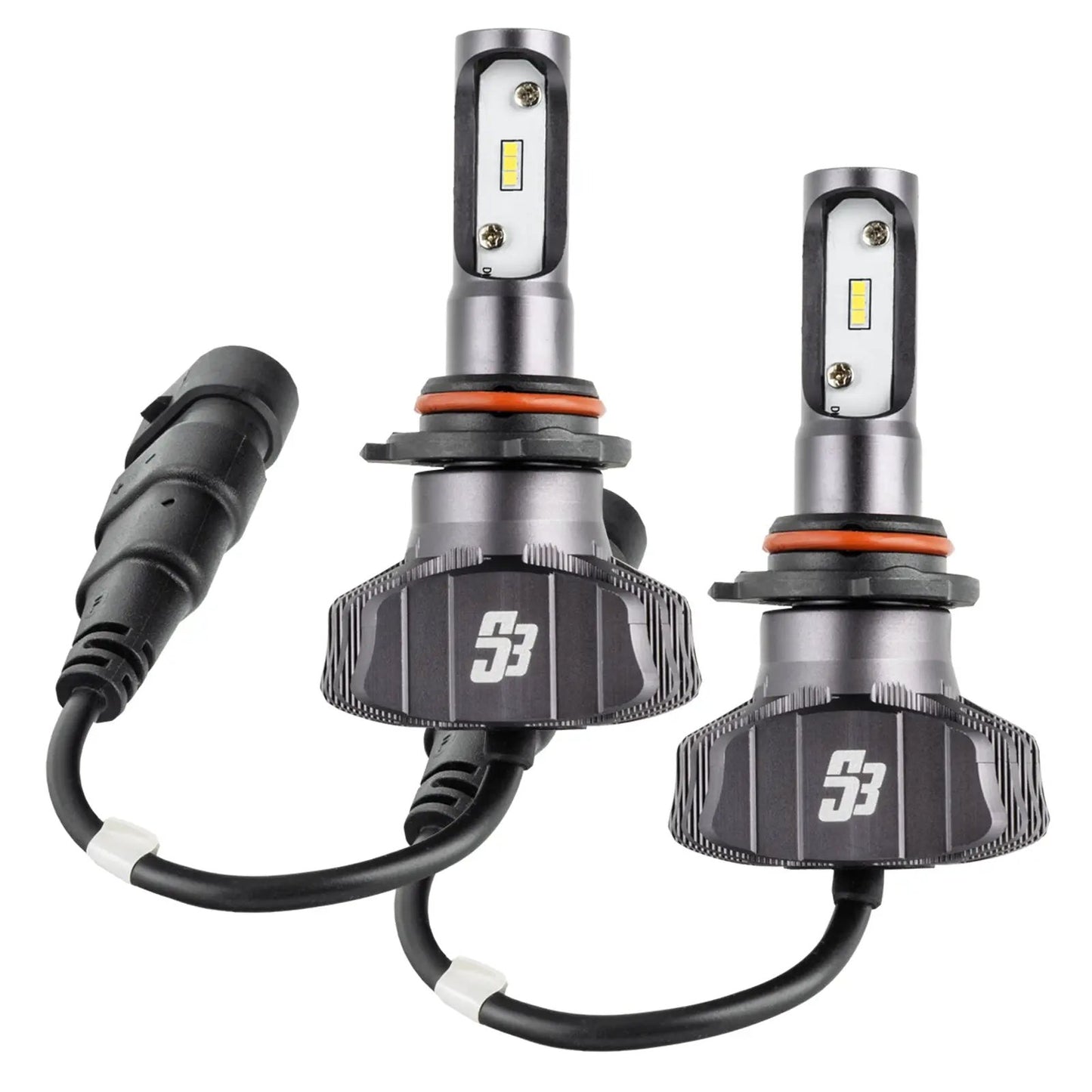 Oracle Lighting The 9006 S3 LED Headlight Bulb Conversion Kit is made from a 6160 aluminum housing with a double layer copper PCB. Packed in a low profile design to help reduce fitment issues and has the industry leading luminous efficacy.