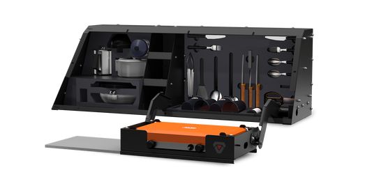 RSI SmartCap Kitchen-Bin Mid-Size EVO EVOa and EVOc Applications 5.5/6.5 Foot Bed Right Side Mount SmartCap Fits all mid-size EVO Series Caps by RSI SmartCap