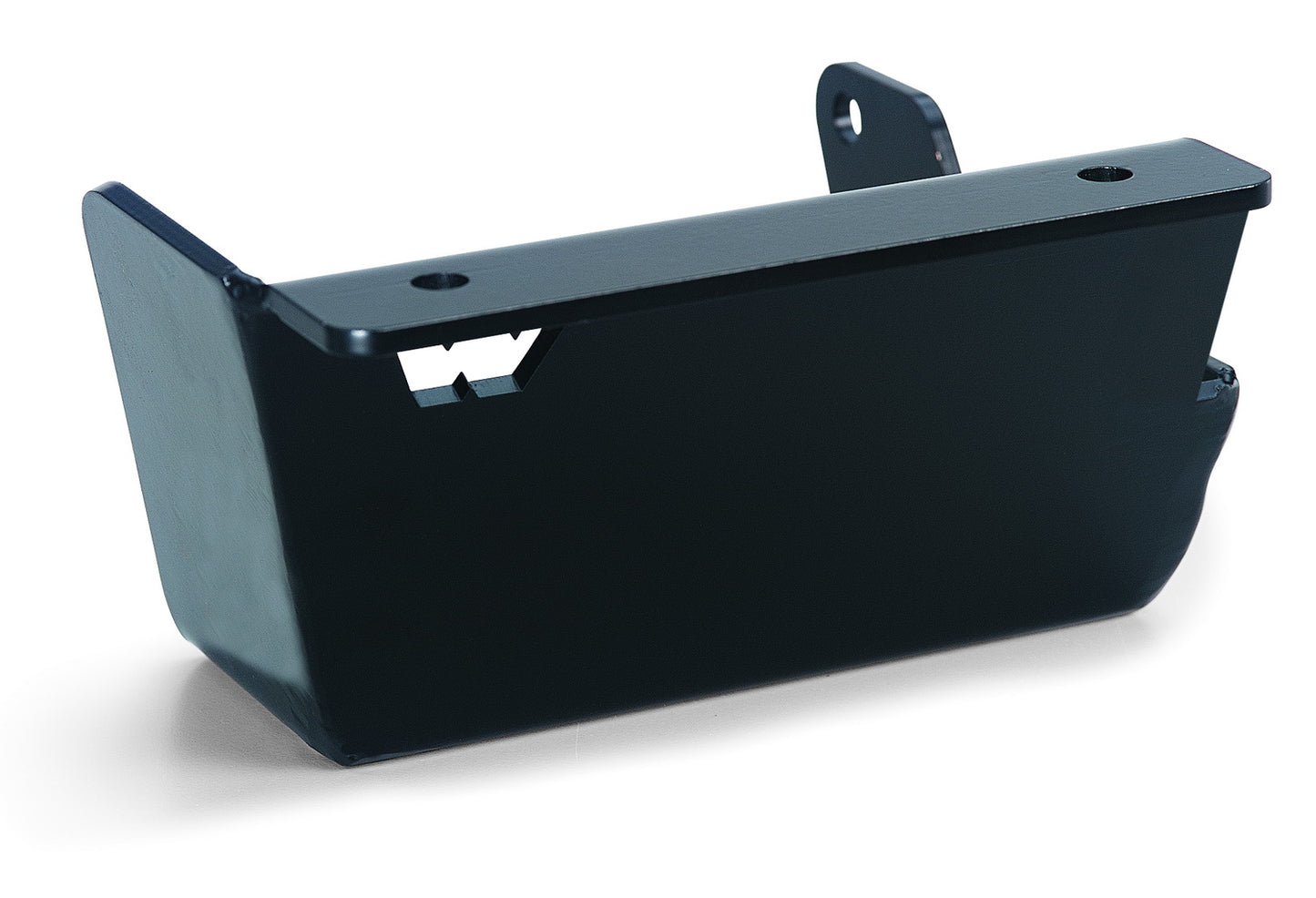 Warn Steering Box; Powder Coated; Black; Steel