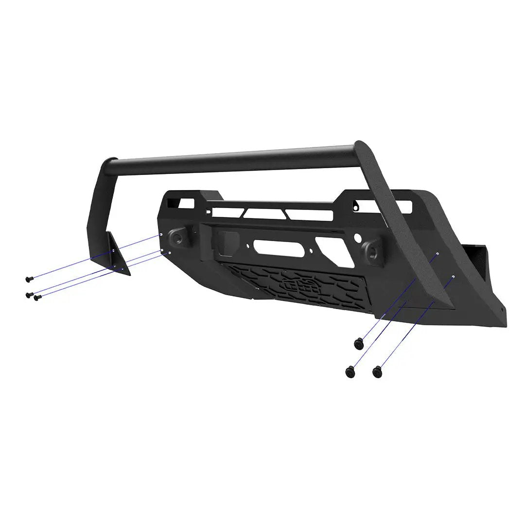 CBI Toyota Tacoma Covert Bolt-on Bull Bar | 2024-2025 by CBI