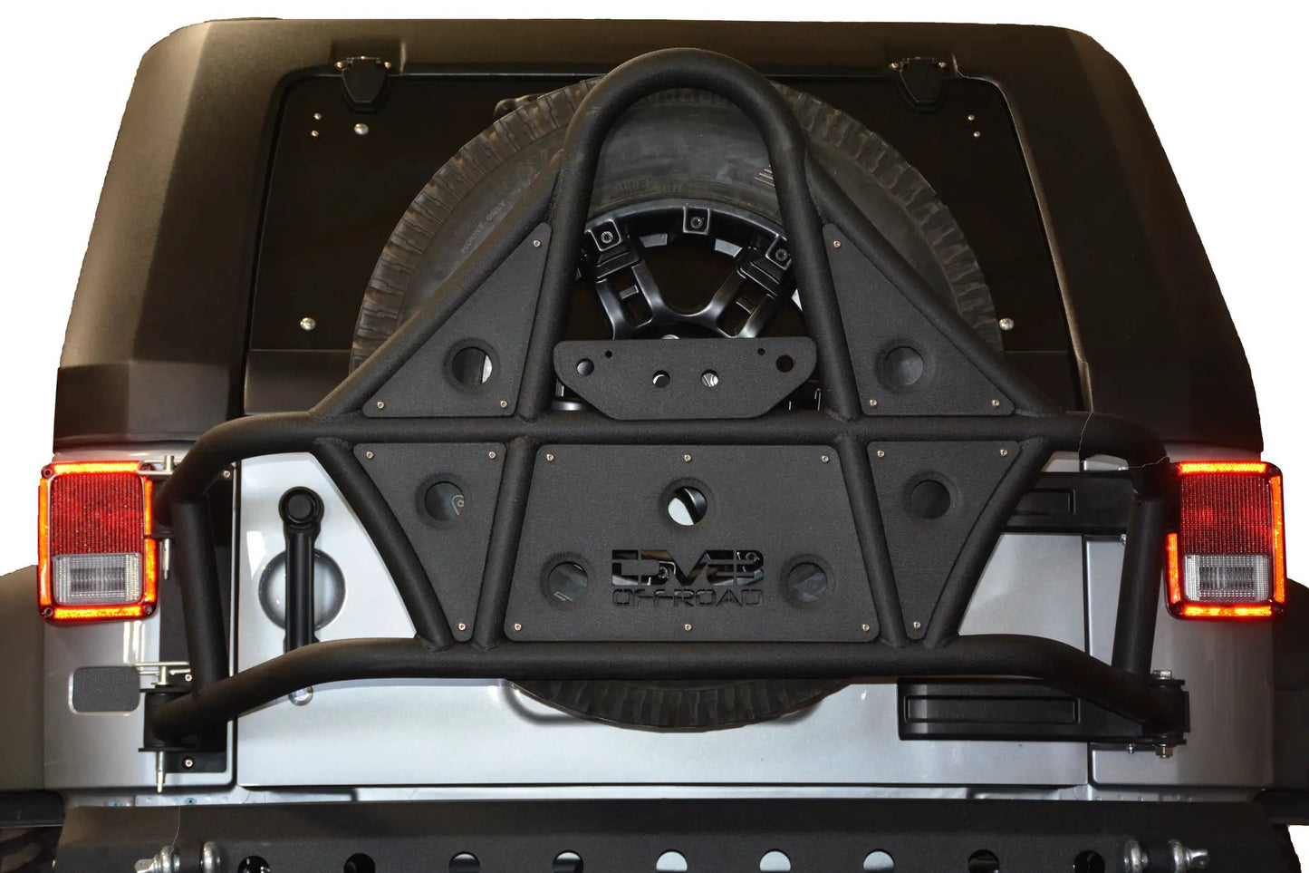DV8 Offroad 07-18 Jeep JK Body Mount Tire Carrier; Tc1 by DV8 Offroad