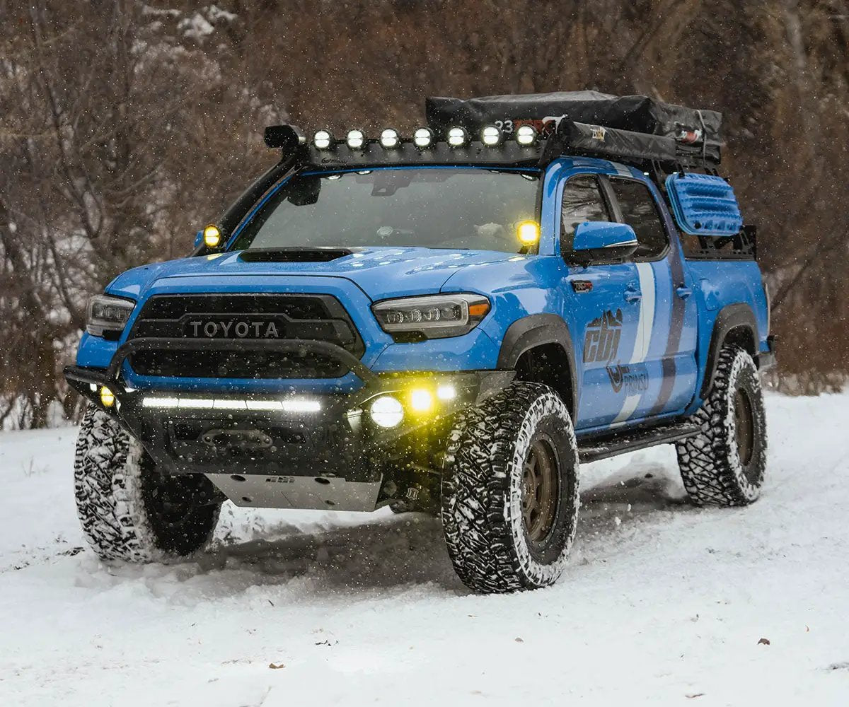 CBI Toyota Tacoma Overland Bolt-On Rock Sliders | 2005-2023 by CBI