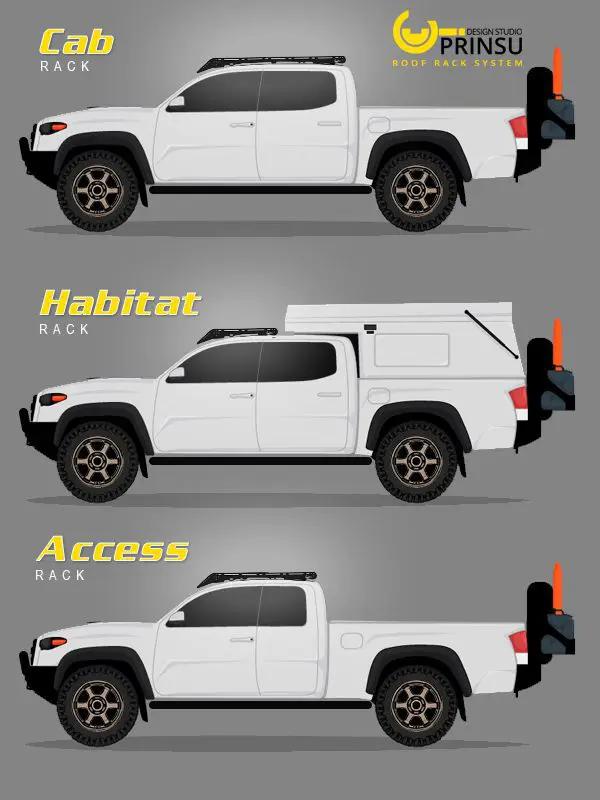 CBI Toyota Tacoma Prinsu Access Rack | 2005-2022 by CBI