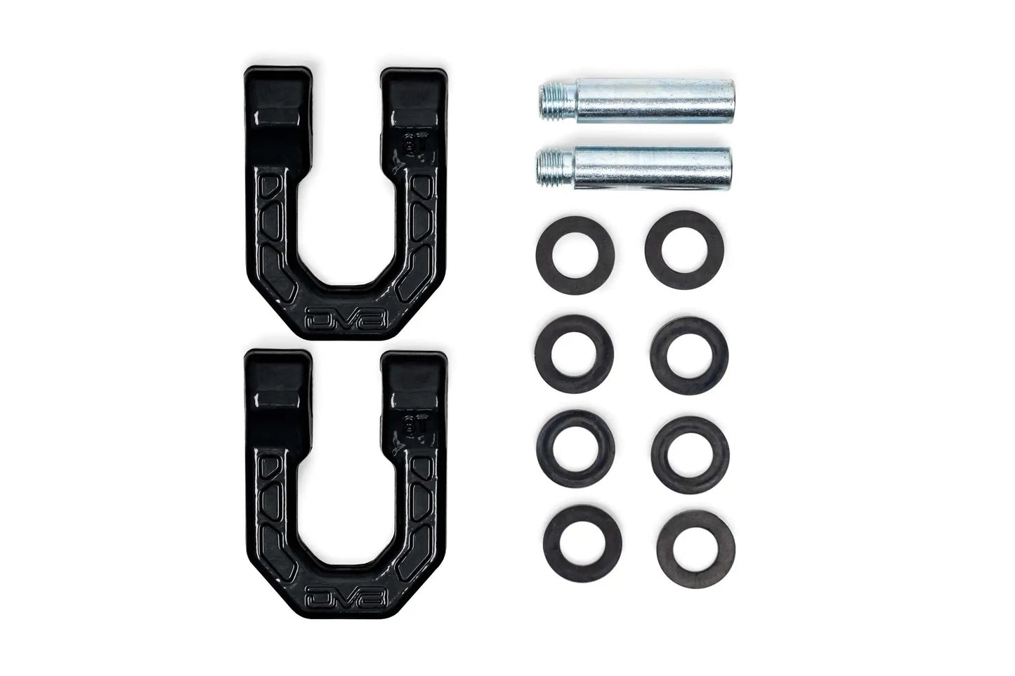 DV8 Offroad Black DV8 Elite Series D-Rings (Pair) by DV8 Offroad