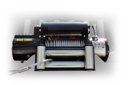 DV8 Offroad 12,000 lbs. Winch with Steel Cable by DV8 Offroad