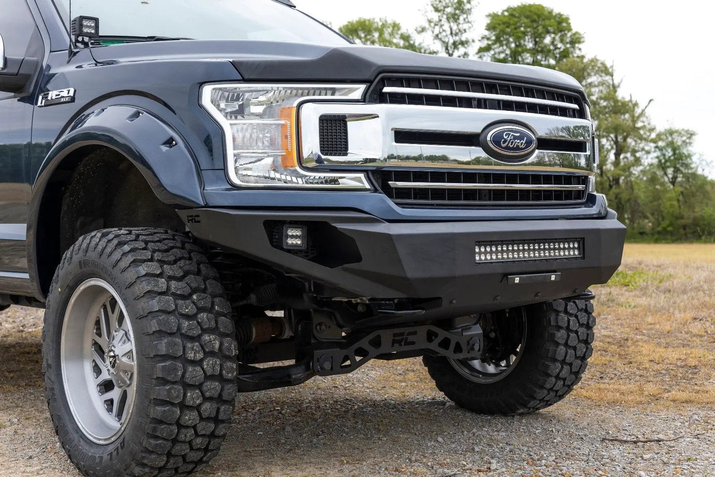 Rough Country Front Bumper | High Clearance | Skid Plate | Ford F-150 2WD/4WD (2018-2020) by Rough Country