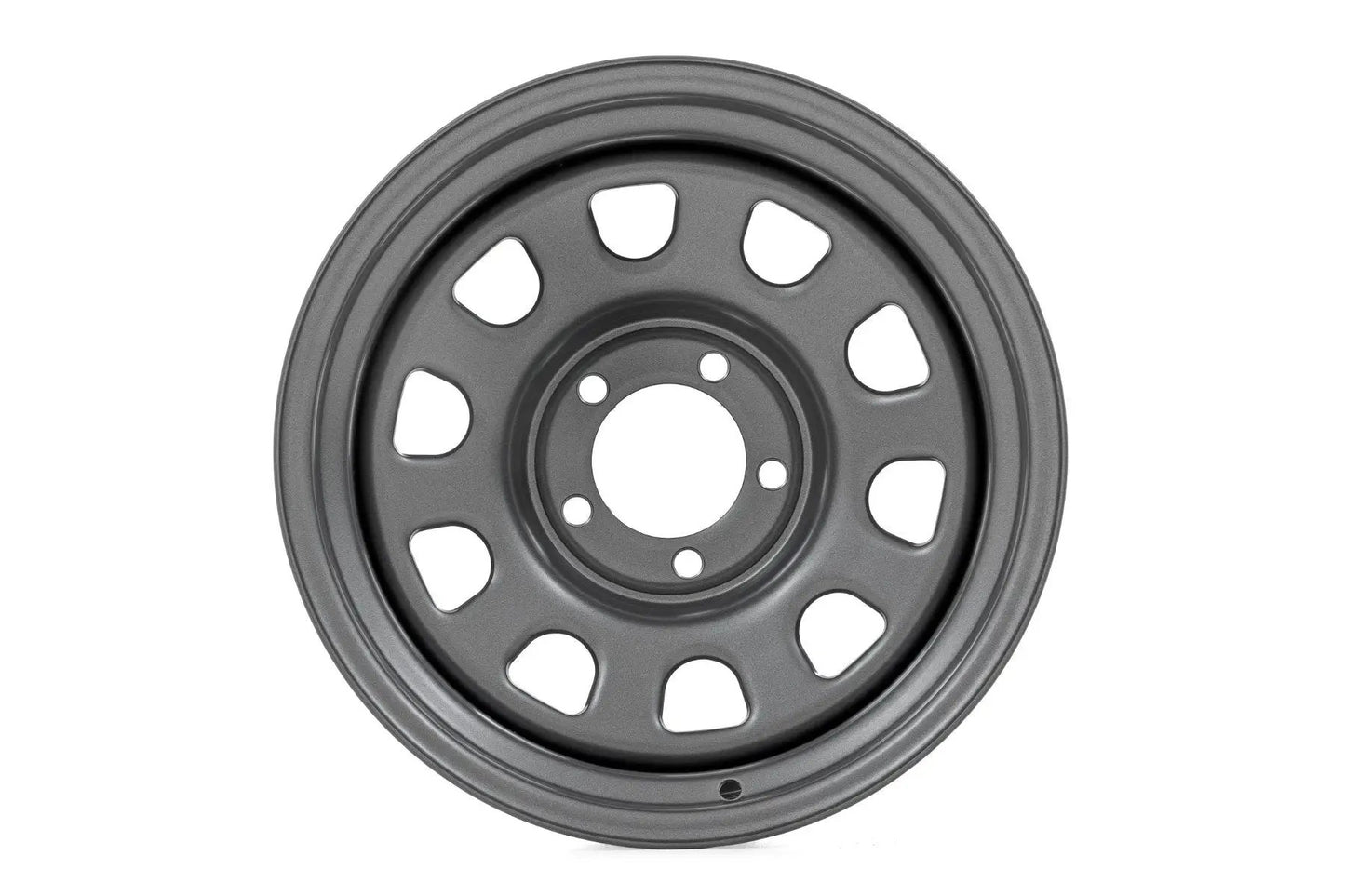 Rough Country Steel Wheel | Gray | 15x8 | 5x4.5 | 3.30 Bore | -19 by Rough Country