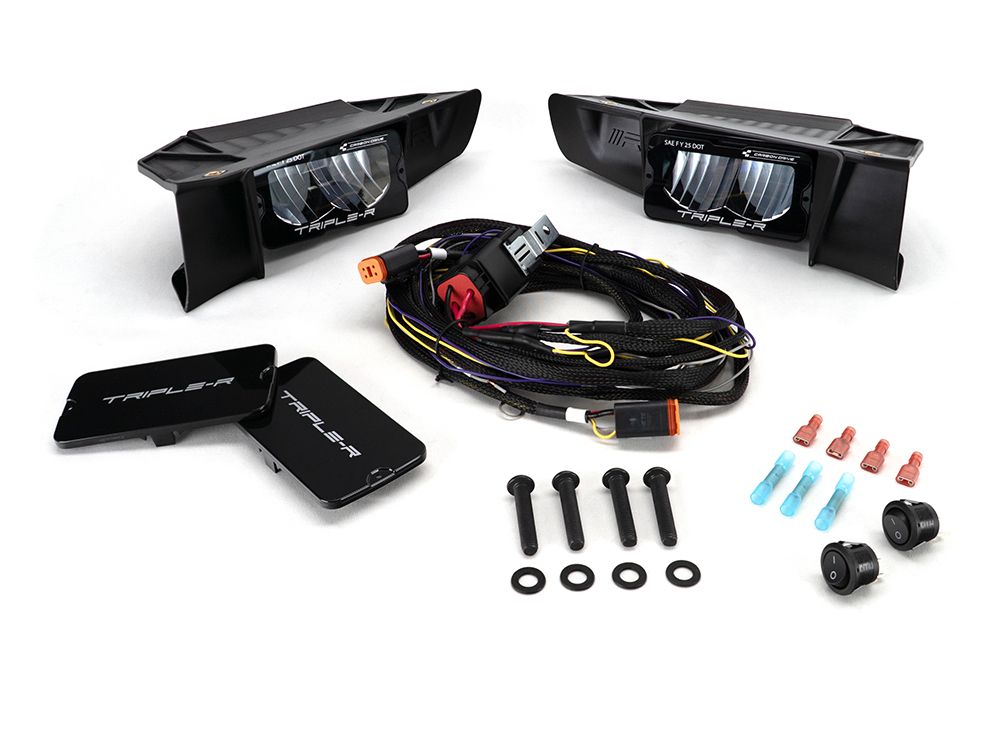 TRIPLE-R-LIGHTS Ford Bronco (2022+) - Fog Light Upgrade Kit (BK-USBRON-01K)