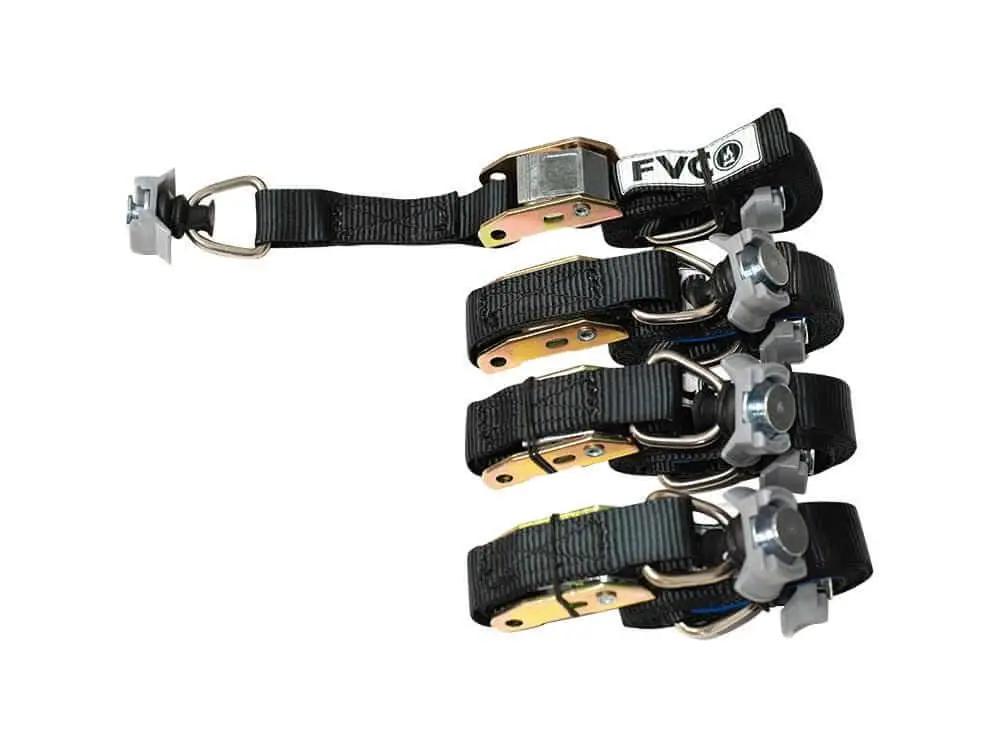 Flatline Van Co. Adventure Van 1" Cam Straps with L-Track Anchors by Flatline Van Co.