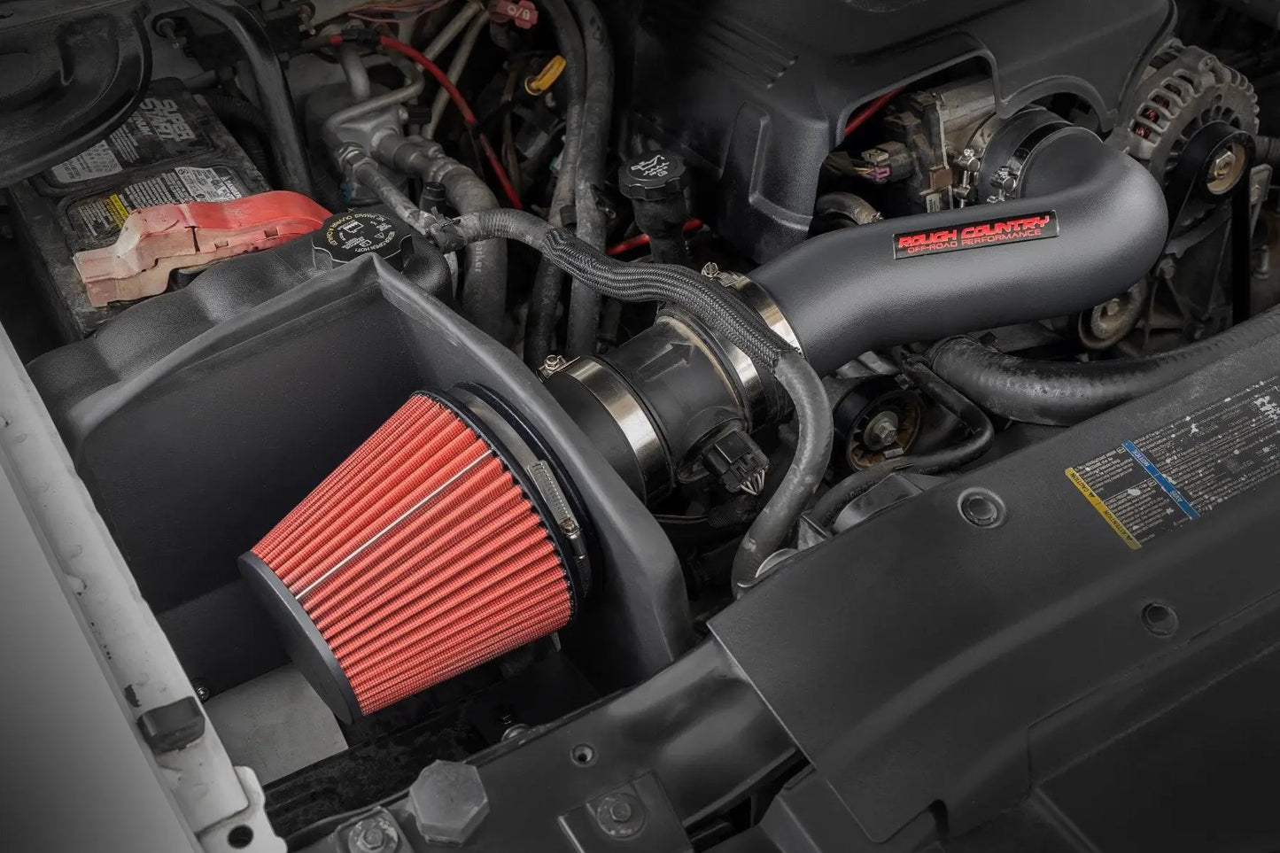 Rough Country Cold Air Intake Kit | 4.8L |5.3L | 6.0L | Chevy Silverado 1500 2WD/4WD (07-08) by Rough Country