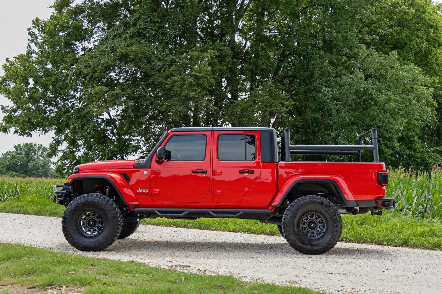 Rough Country Nerf Steps | Cab Length | Crew Cab | Jeep Gladiator JT 4WD (2020-2025) by Rough Country