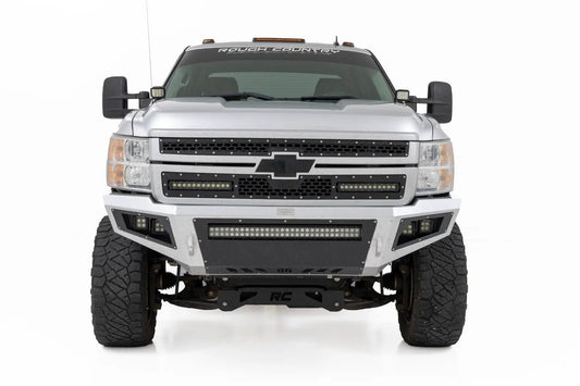 Rough Country LED Light Kit | Ditch Mount | 2" Black Pair | Flood | Chevy 1500 & Chevy/GMC 2500HD/3500HD (07-14) by Rough Country
