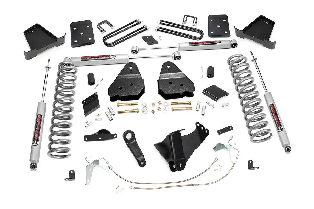 Rough Country 6 Inch Lift Kit | Gas | OVLD | Ford F-250 Super Duty 4WD (2011-2014) by Rough Country