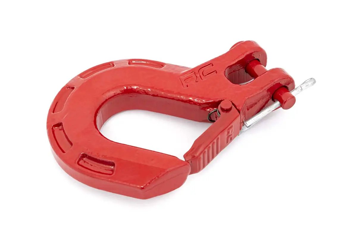 Rough Country Winch Hook | Forged | Red by Rough Country