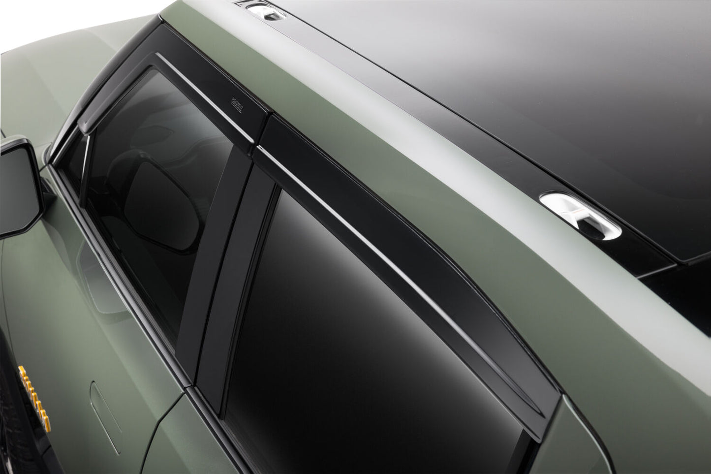 Husky Liners Low Profile Ventvisor Deflector; Smoke; Outside Mount; 4 pc.