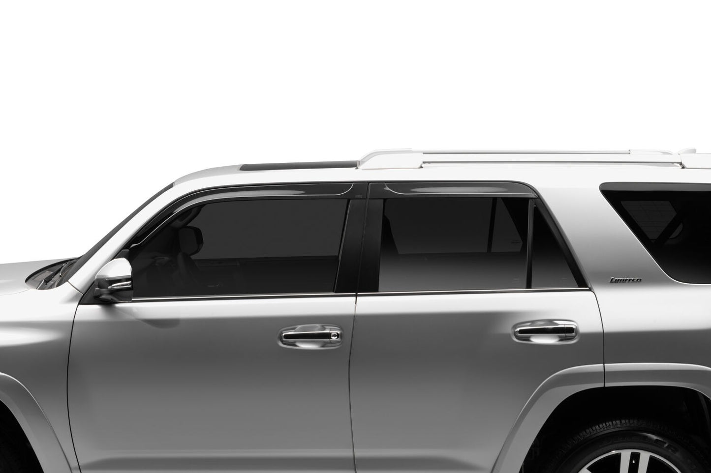 Husky Liners Low Profile Ventvisor Deflector; Smoke; Outside Mount; 4 pc.
