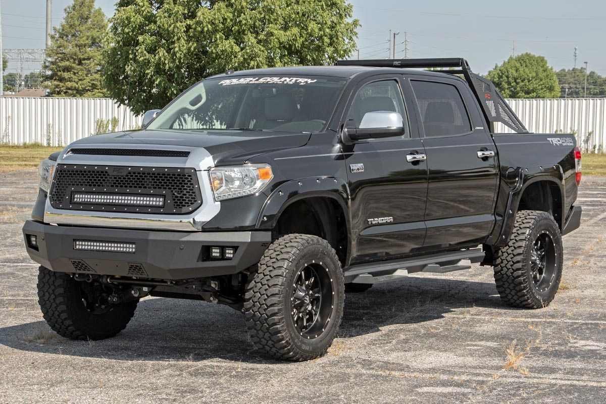 Parrilla de malla | LED de doble fila de 30" | Negro | Toyota Tundra 2WD/4WD (2014-2017)