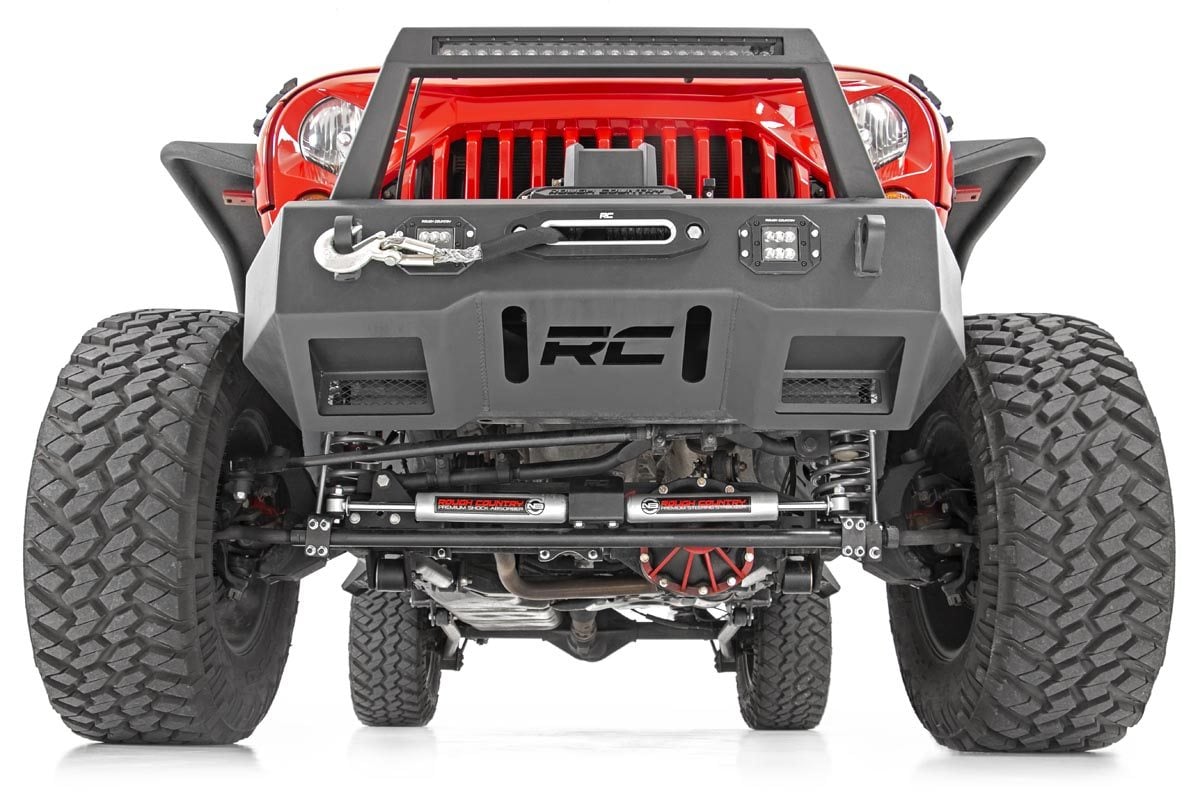 Rough Country High Steer Kit | Track Bar Bracket Combo | Jeep Wrangler JK/Wrangler Unlimited (07-18)