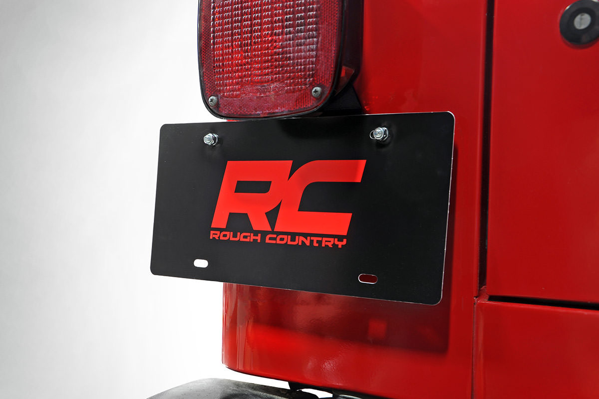 Adaptador de matrícula | Jeep Wrangler TJ (97-06)/Wrangler Unlimited (04-06)