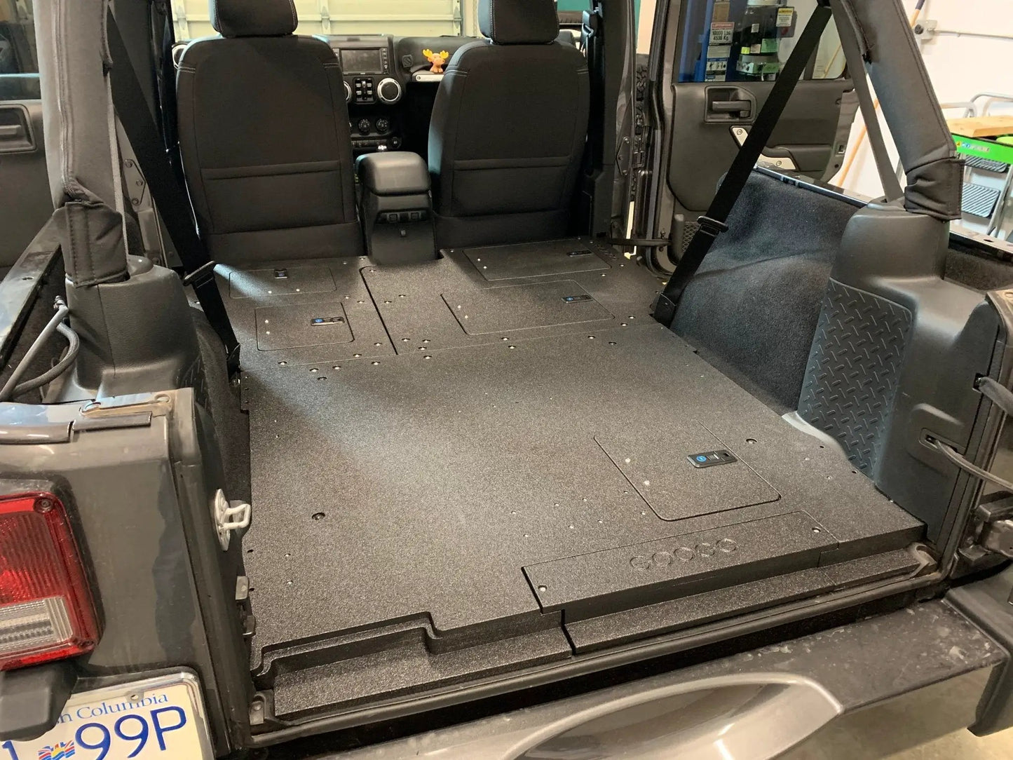 Jeep Wrangler 2007-2018 JKU 4 Door - Rear Plate System by Goose Gear