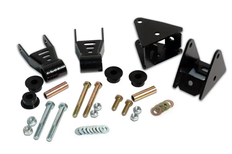Rough Country Front Shackle Reversal Kit | Jeep Wrangler YJ 4WD (1987-1995) by Rough Country