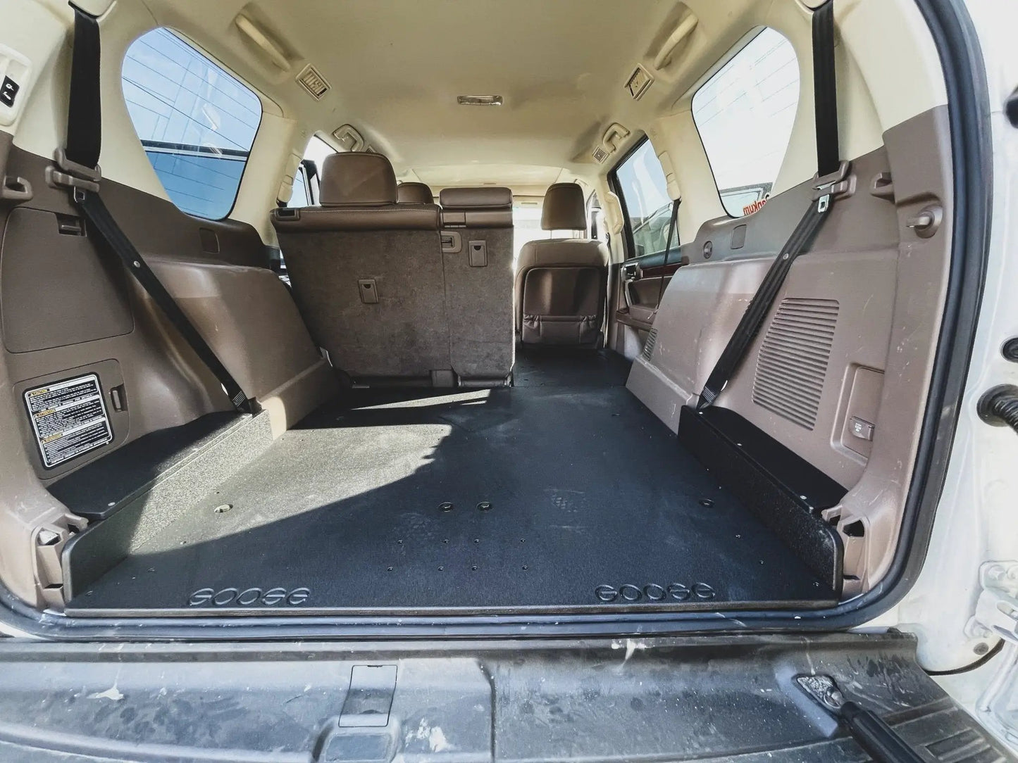 Lexus GX460 2010-2023 - Second Row Seat Delete Plate System by Goose Gear