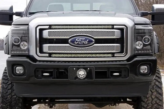 Rough Country LED Light Kit | Grill Mount | 30" Black Single Row Pair | Ford F-250/F-350 Super Duty (11-16) by Rough Country