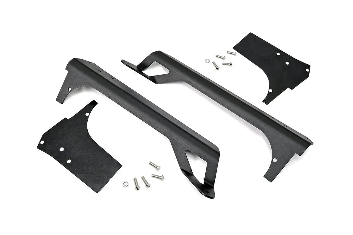 Rough Country LED Light Mounts | Upper Windshield | 50" | Jeep Wrangler TJ (97-06)/Wrangler Unlimited (04-06) by Rough Country