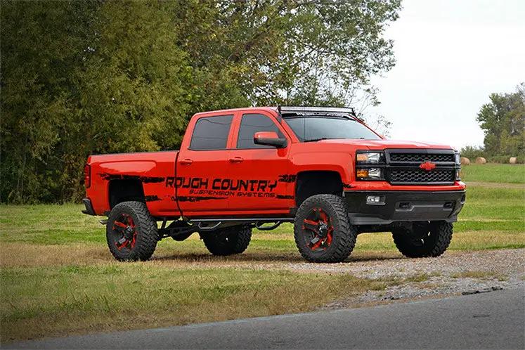 Rough Country LED Light Mount | Upper Windshield | 54" Curved | Chevy/GMC SUV 1500 (15-20) by Rough Country