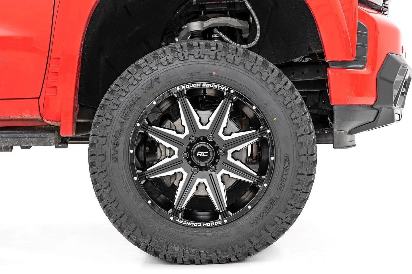 Rough Country 91M Series Wheel | One-Piece | Gloss Black | 20x12 | 8x180 | -44mm by Rough Country