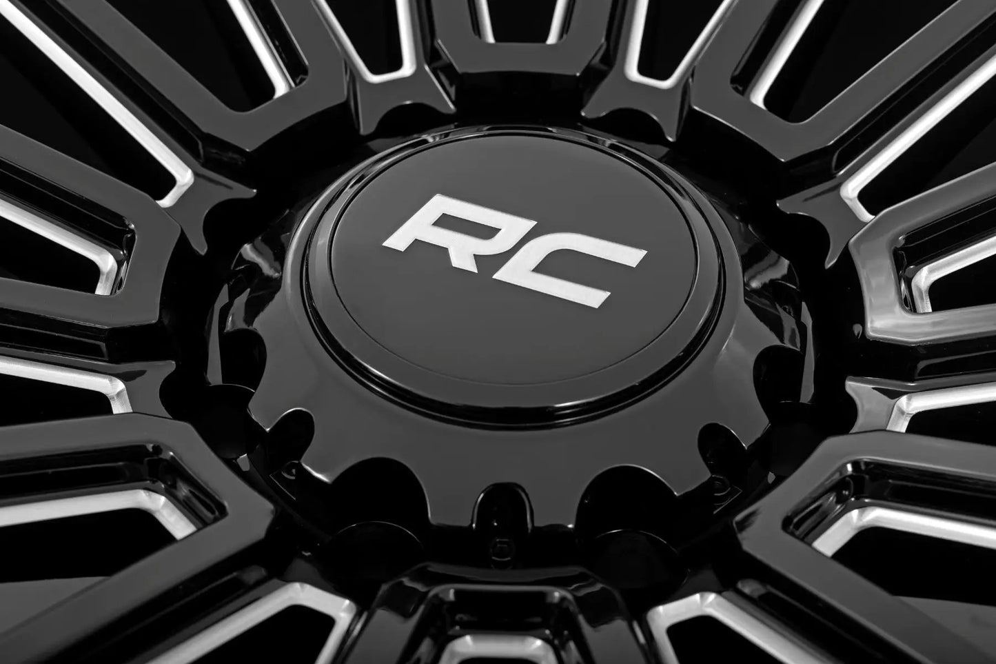 Rough Country 97 Series Wheel | One-Piece | Gloss Black | 17x9 | 5x5 | -12mm by Rough Country