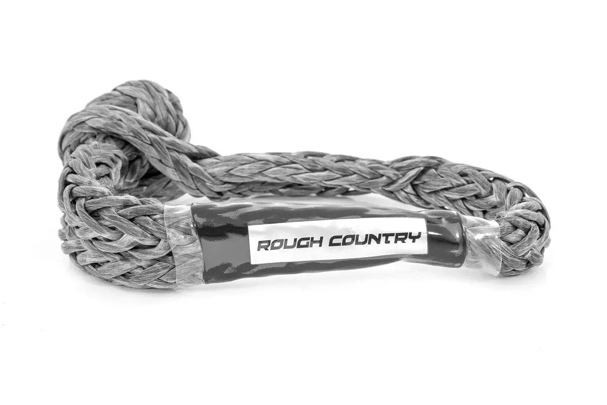 Rough Country Soft Shackle | 7/16 Inch | Gray by Rough Country