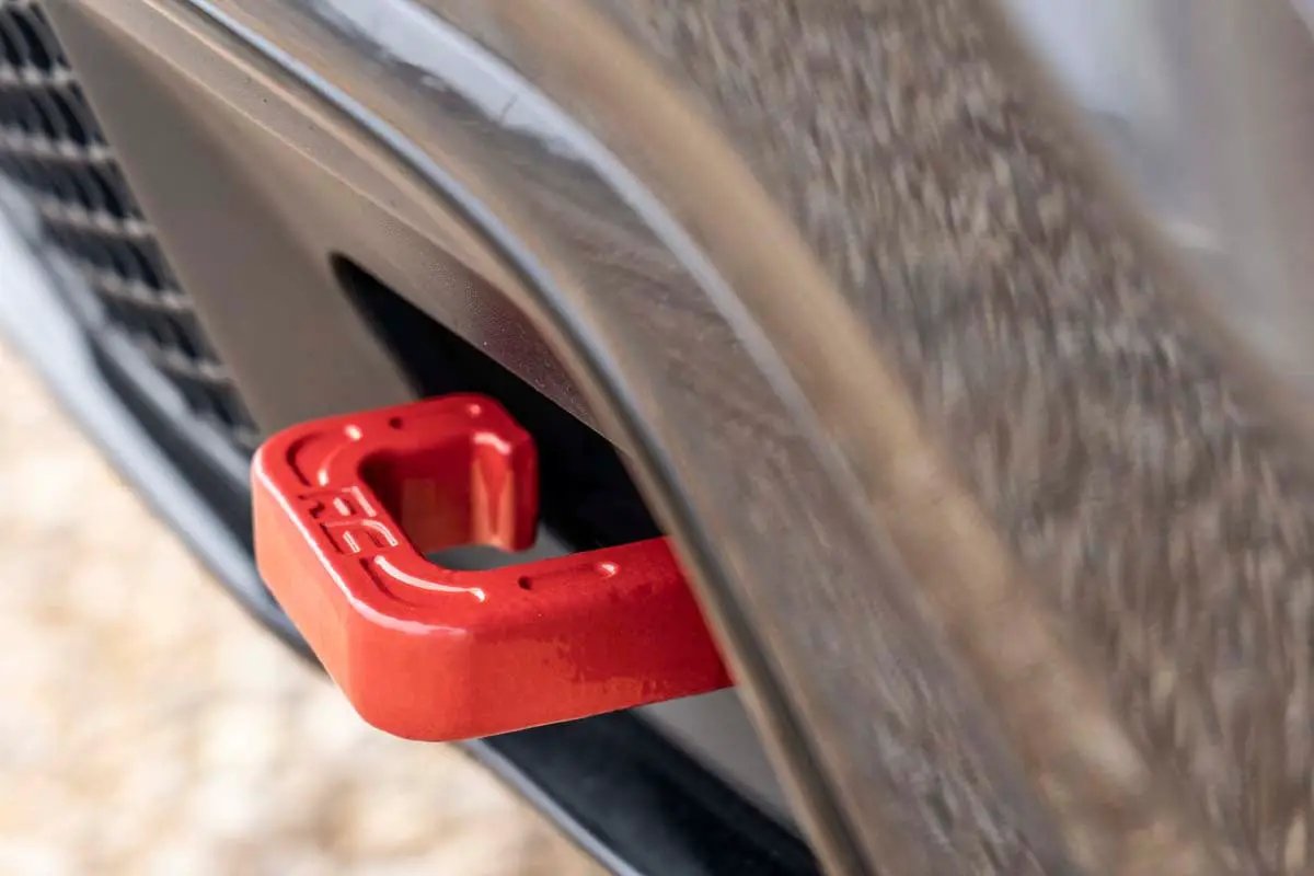 Rough Country Tow Hooks | Forged | Red | Jeep Grand Cherokee 2WD/4WD (2015-2022) by Rough Country