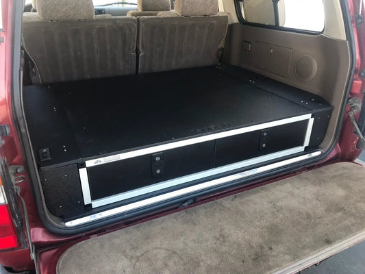 Stealth Sleep and Storage Package for Toyota Land Cruiser 1991-1997 80 Series - 43-3/8" W x 8" H x 40" D by Goose Gear
