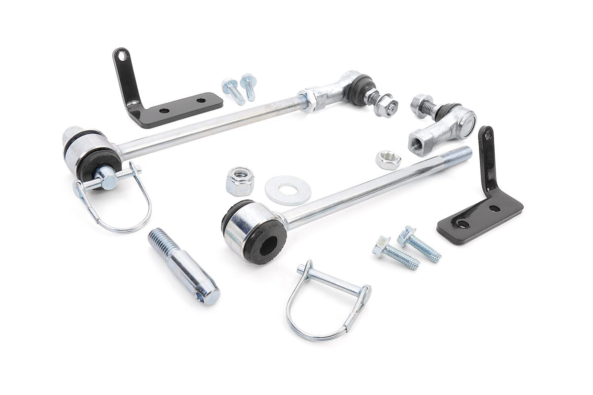 Rough Country Quick Disconnect Sway Links | 2.5 Inch Lift | Jeep Wrangler JK/Wrangler Unlimited (07-18) by Rough Country