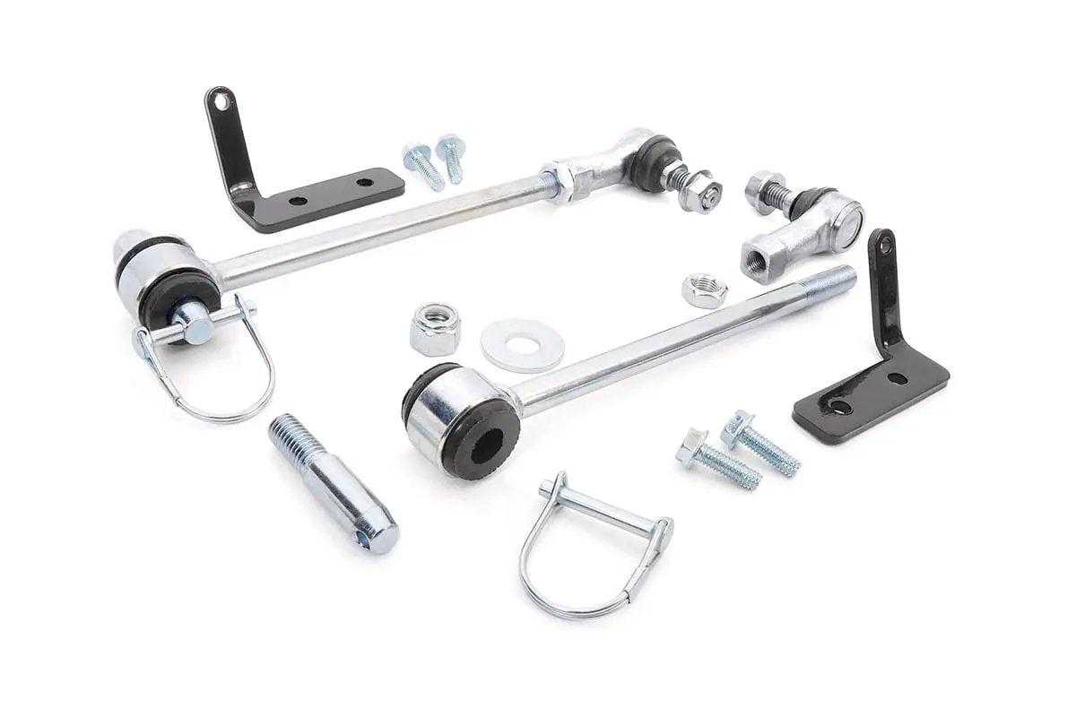 Rough Country Quick Disconnect Sway Links | 3.5-6 Inch Lift | Jeep Gladiator JT/Wrangler JK/Wrangler Unlimited by Rough Country