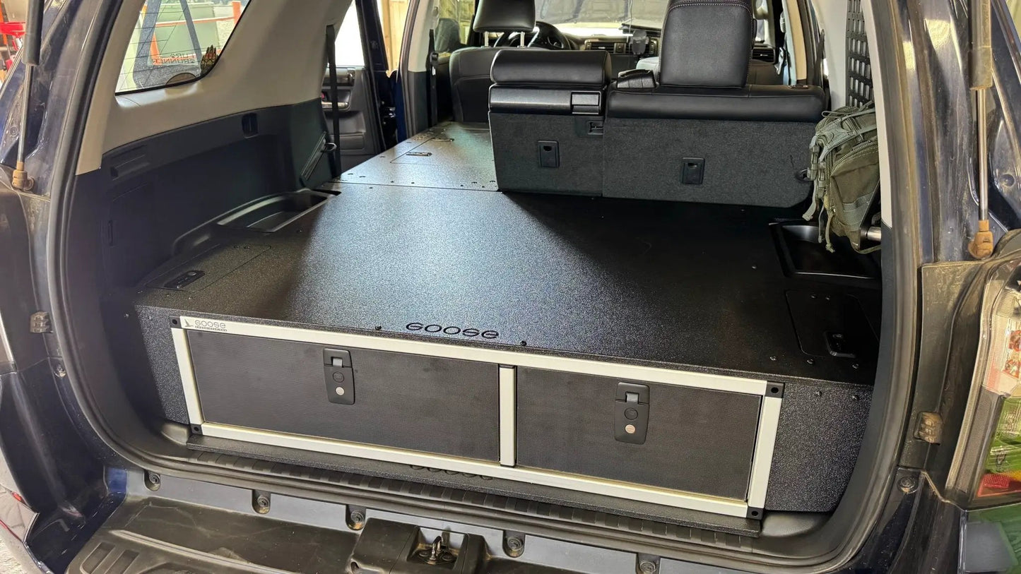 Toyota - 4Runner - 2010-2024 - 5th Gen - Standard - Explore Series - Seat Delete Plate System - Second Row - V2 - 10" Module Based by Goose Gear