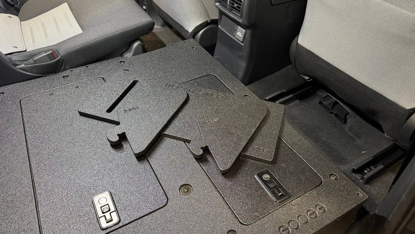 Toyota - 4Runner - 2025-Present - 6th Gen - Explore Series - Seat Delete Plate System - Plate Based - Non-Hybrid - Non-Third Row Vehicles by Goose Gear