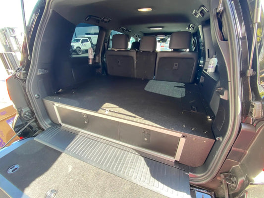 Toyota Land Cruiser 2008-2021 200 Series - Side x Side Drawer Module with Fitted Top Plate by Goose Gear