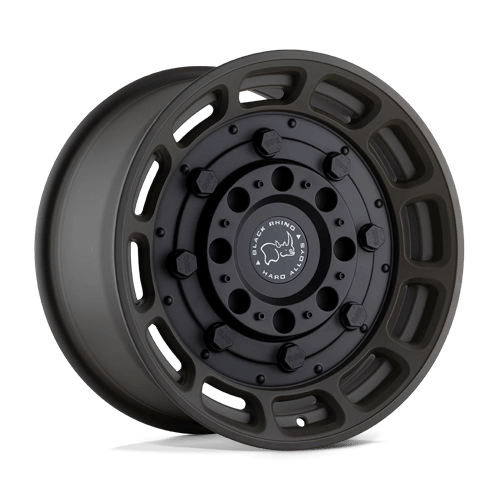 Black Rhino Hard Alloys BR WARTHG 17X8.5 5X127 -18 71 OD GRN BLK