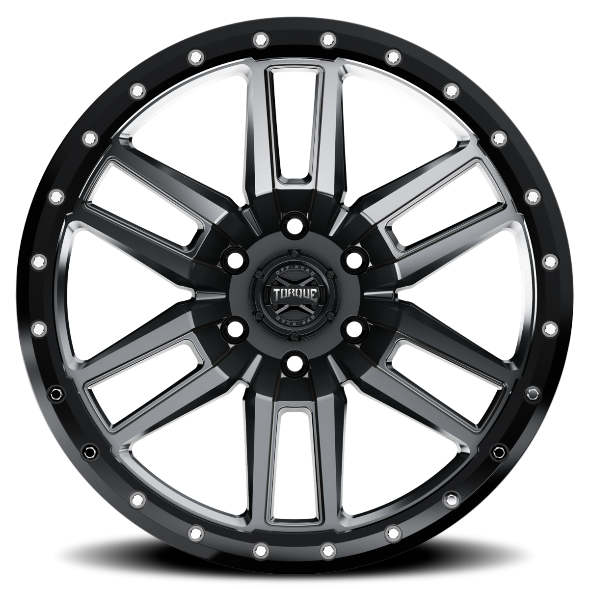 Torque Pritchett | Anthracite w/Black Lip | 20x9 | 6x135 | -12mm by Torque