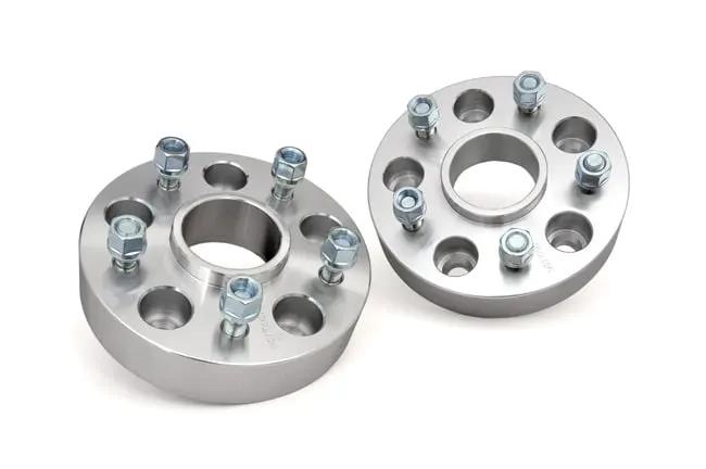 Rough Country 1.5 Inch Wheel Spacers | 5x5 | Jeep Wrangler JK/Wrangler Unlimited (07-18) by Rough Country